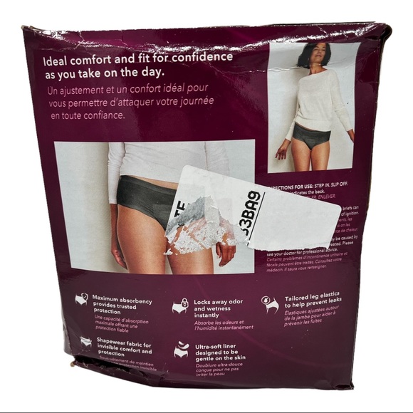 Depend Silhouette Incontinence Underwear Brief Maximum Small 16 CT - Picture 3 of 8